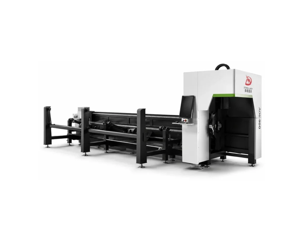 DW-T Series Two-Chuck Fully Automatic Loading Fiber Laser Tube Cutting Machine