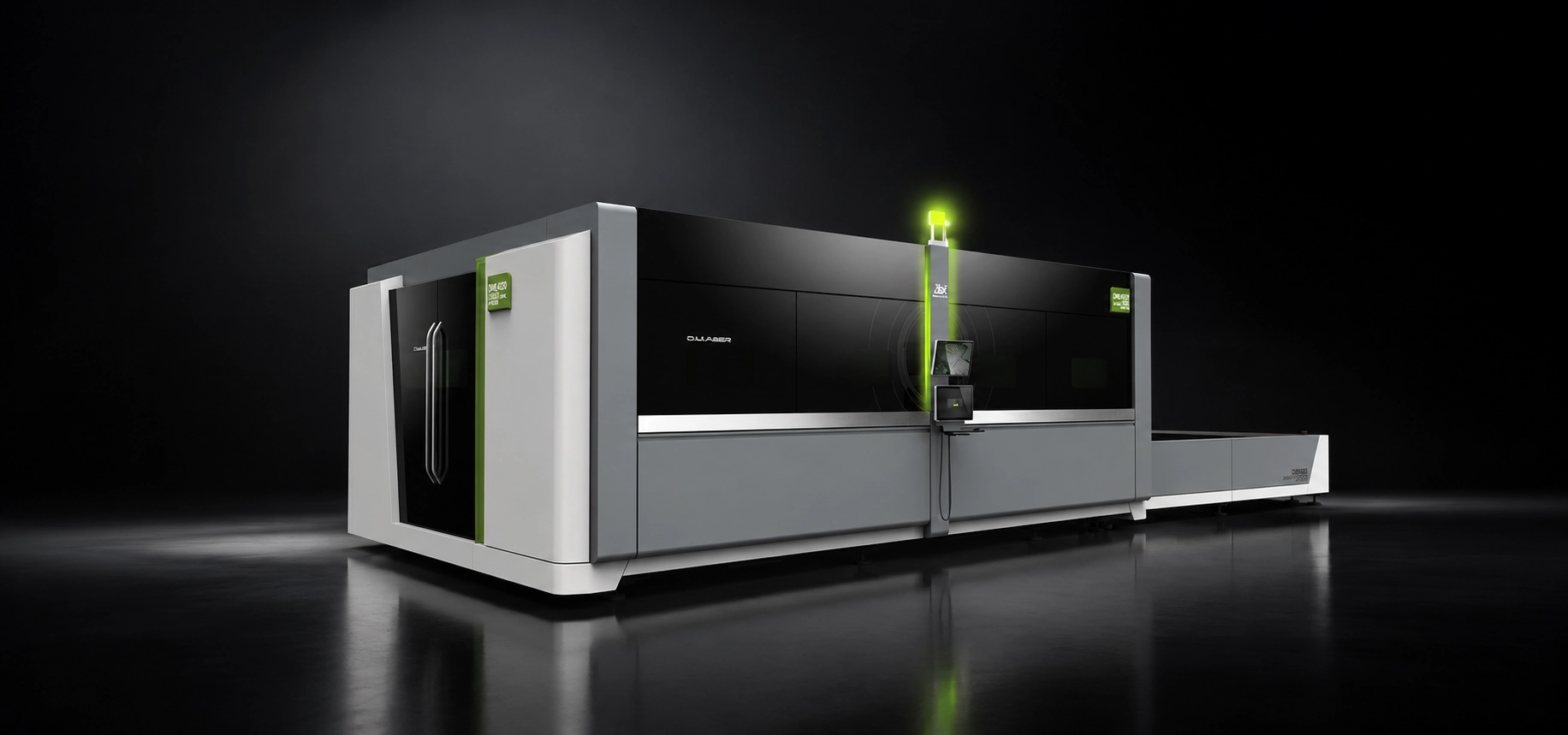 Dowell Laser fiber laser cutting machine processing thick steel plate